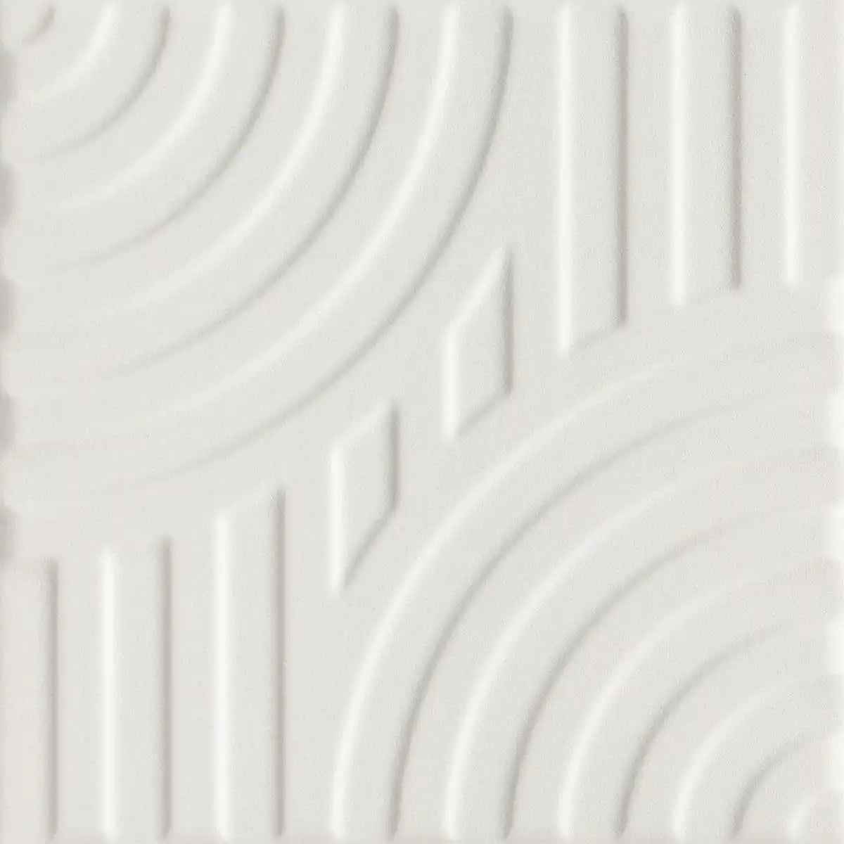 Paxton Arch Off White Matte Ceramic Tile 6"x6" | Tile Club