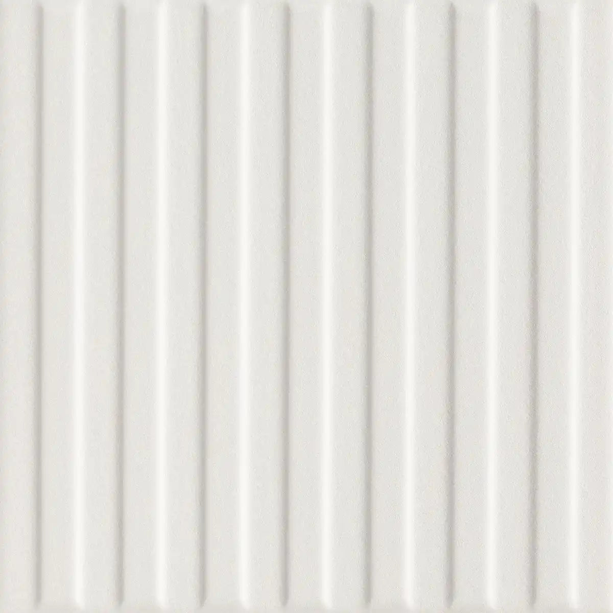 Paxton Line Off White Matte Ceramic Tile 6"x6" | Tile Club