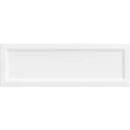 Belmore Bianco Glossy Beveled Ceramic Subway Tile 4" x 12" | Tile Club