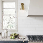 Belmore Bianco Matte Ceramic Subway Tile 4" x 16" | Tile Club