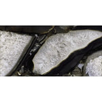 Emporio Agate Geode Black 24x48 Porcelain Tile Sample