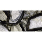 Emporio Agate Geode Black 24x48 Porcelain Large-Format Tile | Tile Club