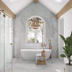 Emporio Azul Crystal-Look Porcelain Tile Crosscut 24x48 | Tile Club