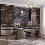 Emporio Baroque Blue Large-Format Porcelain Tile 24x48 | Tile Club