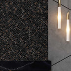 Emporio Black Onyx Porcelain Mosaic Tile | Tile Club