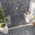 Emporio Blue Onyx Porcelain Mosaic Tile | Tile Club