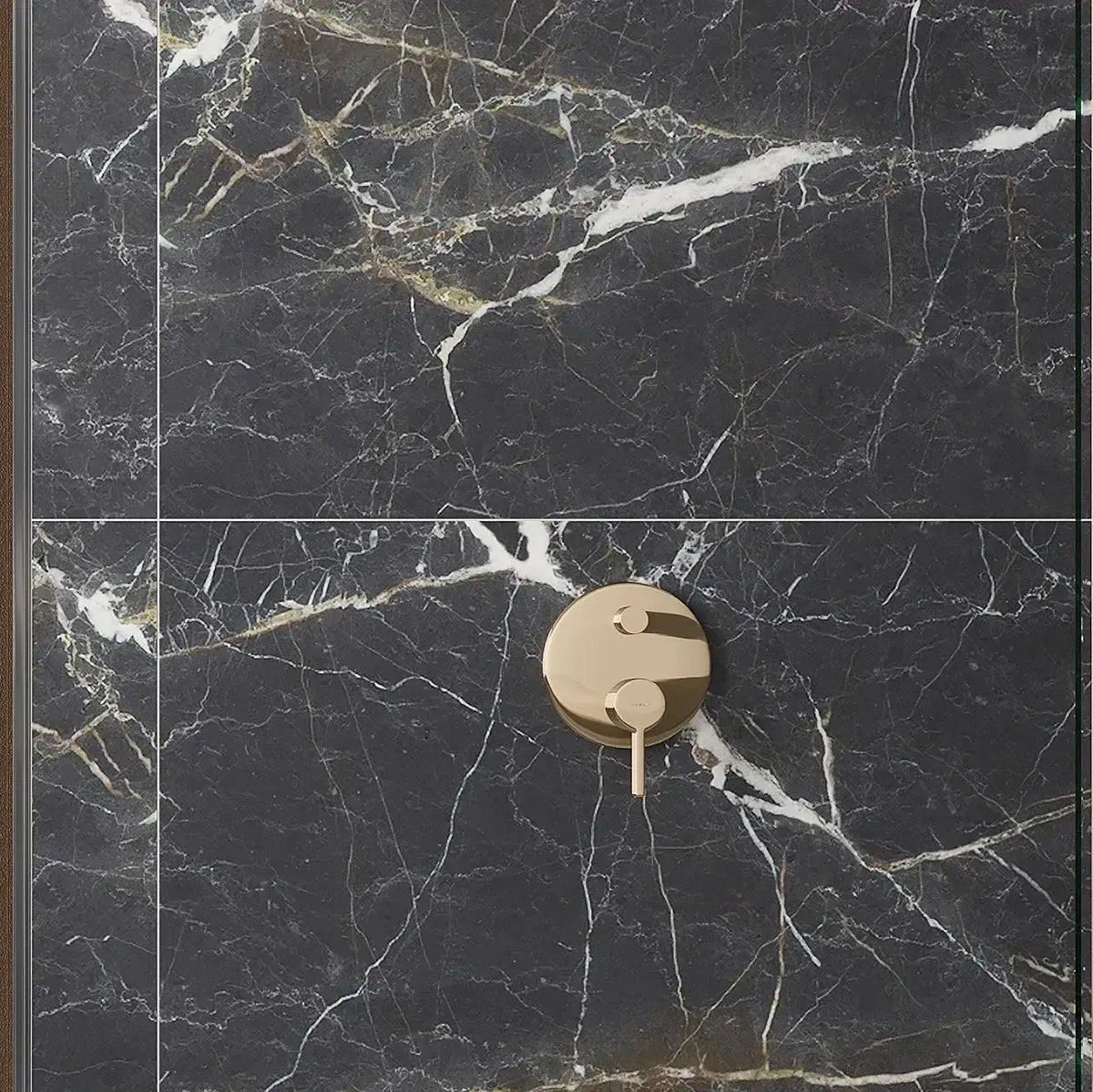 Emporio Bold Black Porcelain Tile 24x48 | Large-Format Slab | Tile Club