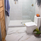 Emporio Calacatta Gold Matte Large-Format Porcelain Tile 24x48 | Tile Club