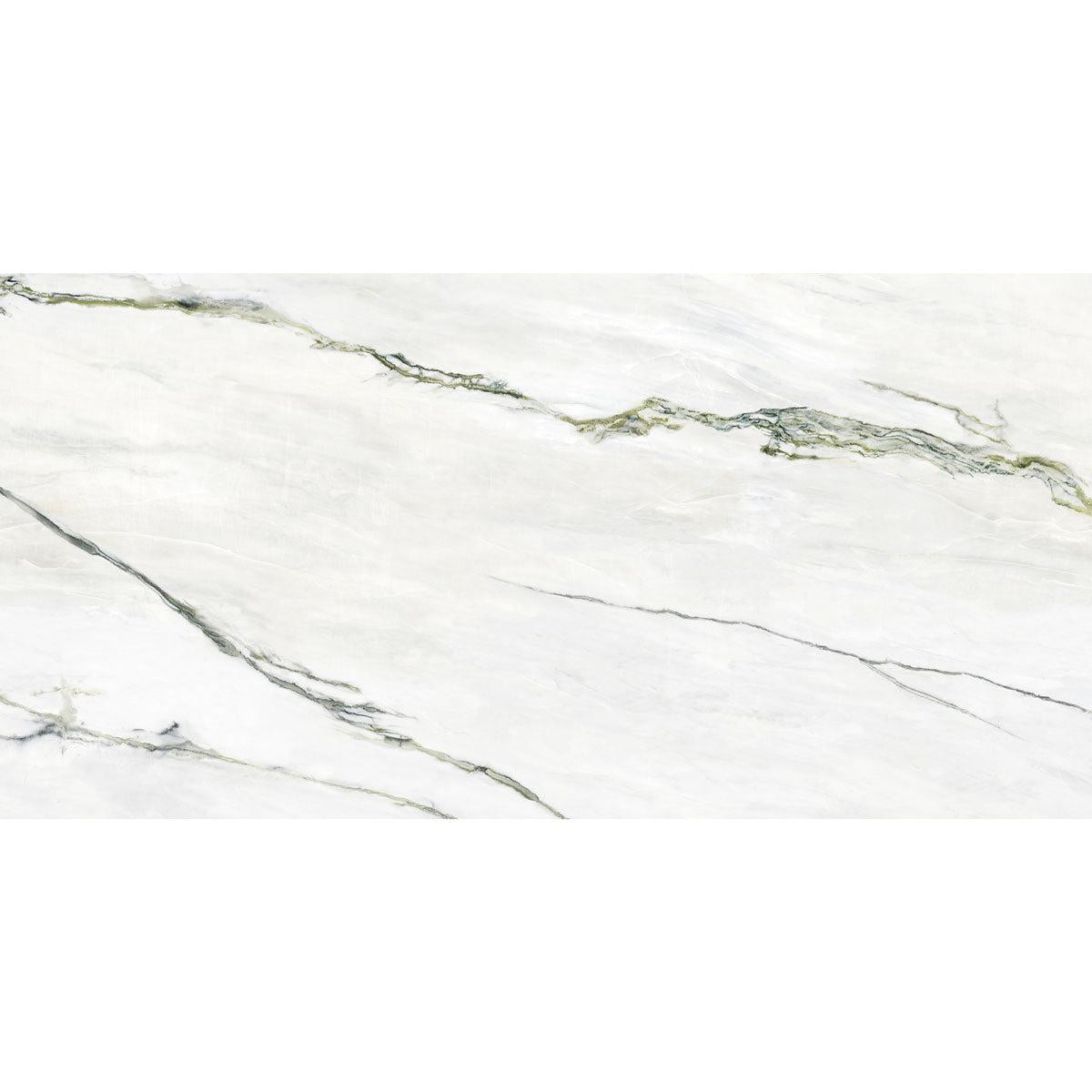 Emporio Calacatta Green Large-Format Porcelain Tile 24x48