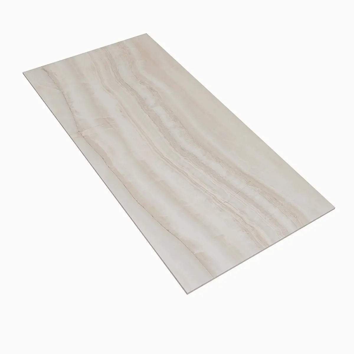Emporio Cream Crystal-Look Porcelain Tile Veined 24x48 | Tile Club