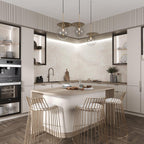 Emporio Earth White Large-Format Porcelain Tile 24x48 | Tile Club
