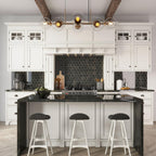 Emporio Gold Nero Porcelain Mosaic Tile | Tile Club