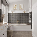 Emporio Graphite Porcelain Mosaic Tile | Tile Club