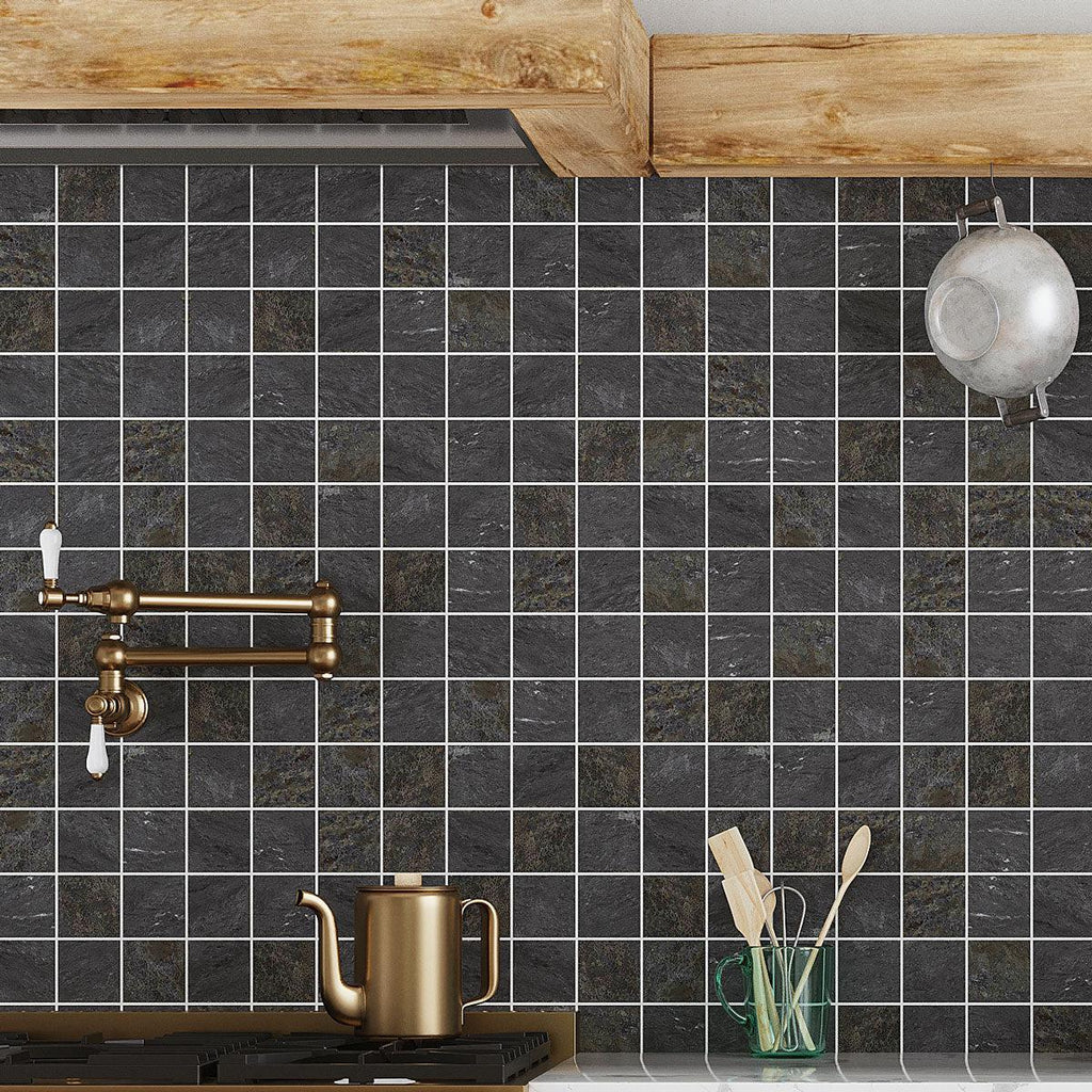 Emporio Graphite Porcelain Mosaic Tile | Tile Club