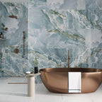 Emporio Green Onyx Large-Format Porcelain Tile 24x48 | Tile Club