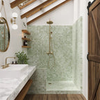 Emporio Jade Crystal-Look Porcelain Mosaic Tile | Tile Club
