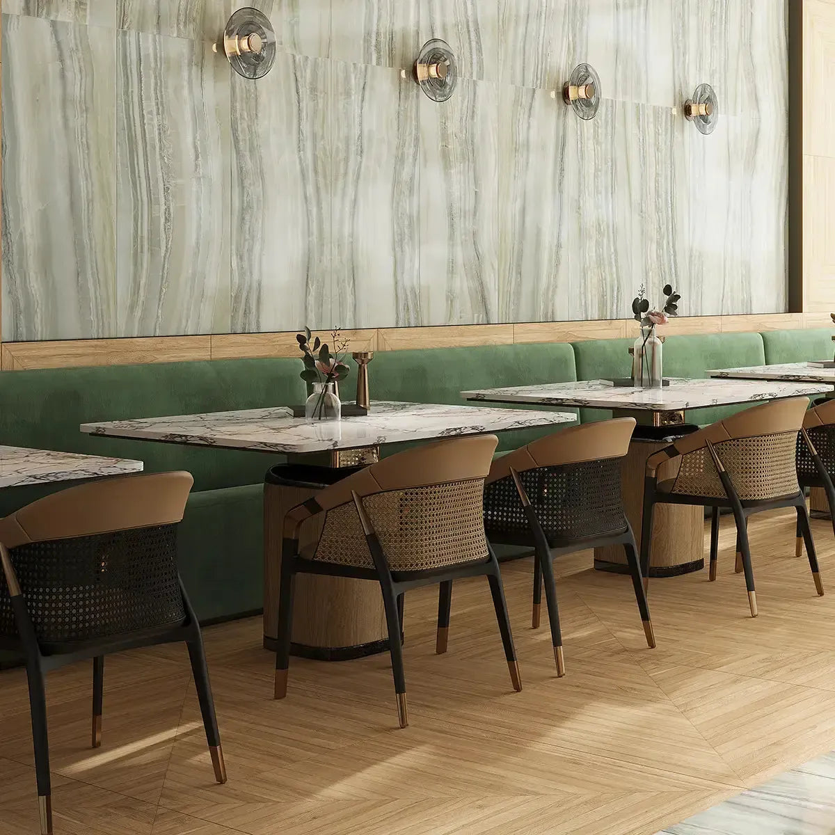 Emporio Jade Crystal-Look Porcelain Tile Veined 24x48 | Tile Club