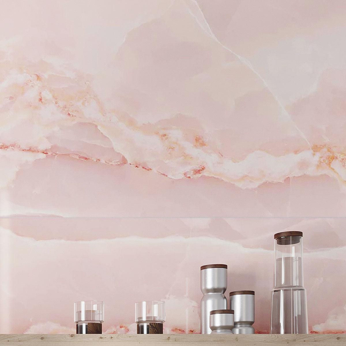 Emporio Pink Onyx Large-Format Porcelain Tile 24x48 | Tile Club