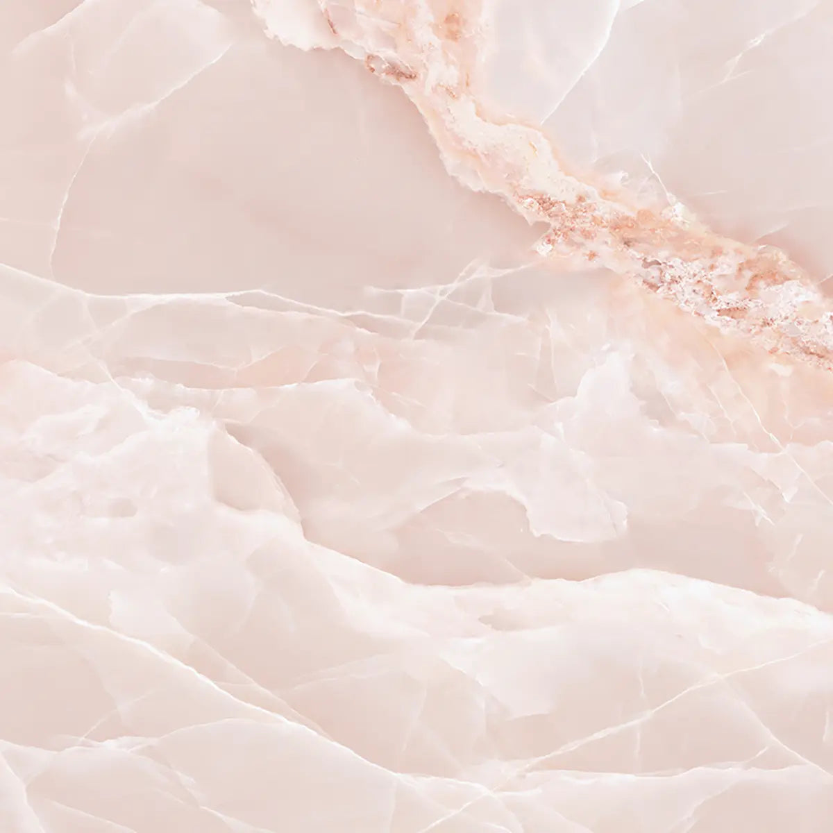 Emporio Pink Onyx Large-Format Porcelain Tile 36x36 | Tile Club