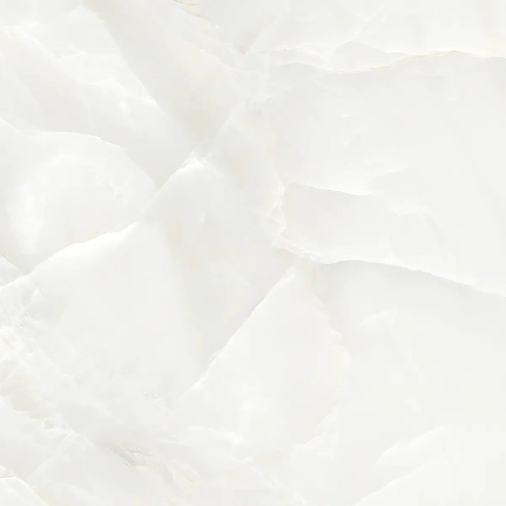 Emporio White Onyx Large-Format Porcelain Tile 36x36 | Tile Club