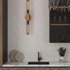 Emporio White Onyx Porcelain Mosaic Tile | Tile Club