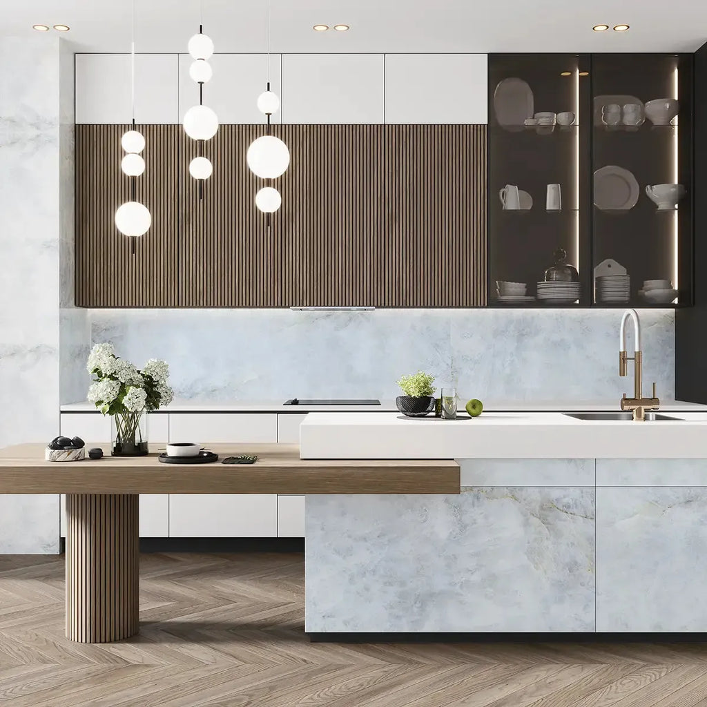Emporio Quartz Blue 24x48 Porcelain Tile | Tile Club
