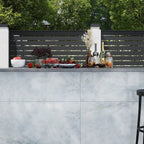 Emporio Quartz Blue 24x48 Porcelain Tile Outdoor Patio Bar
