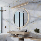 Emporio Soft Blue Onyx Large Format Porcelain Tile 24x48 | Tile Club