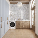 Emporio Soft Blue Onyx Porcelain Mosaic Tile | Tile Club