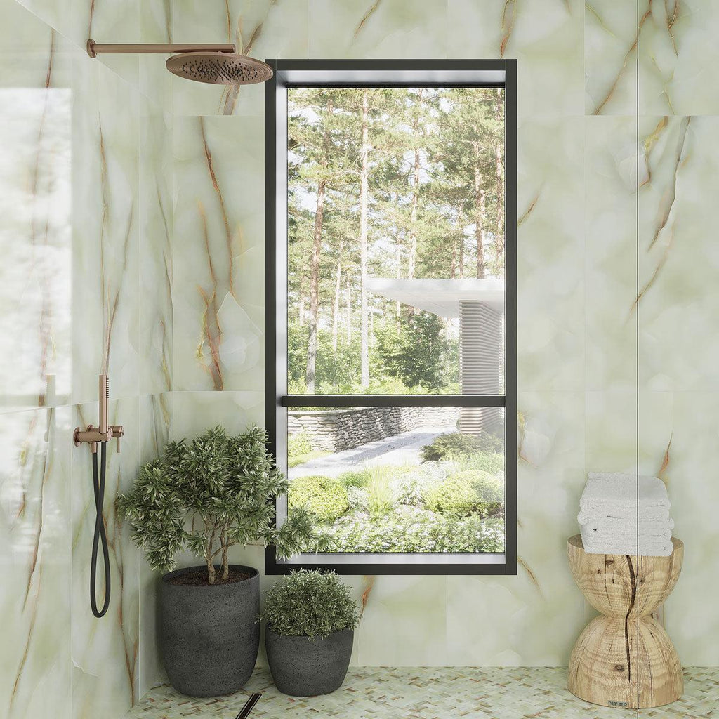 Emporio Soft Jade Onyx Large Format Porcelain Tile 24x48 | Tile Club