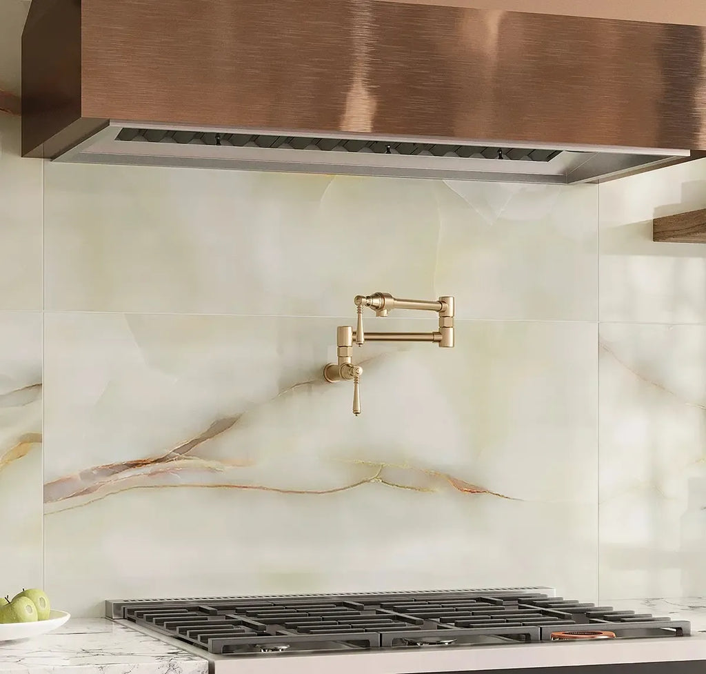 Emporio Soft Jade Onyx Large Format Porcelain Tile 24x48 | Tile Club