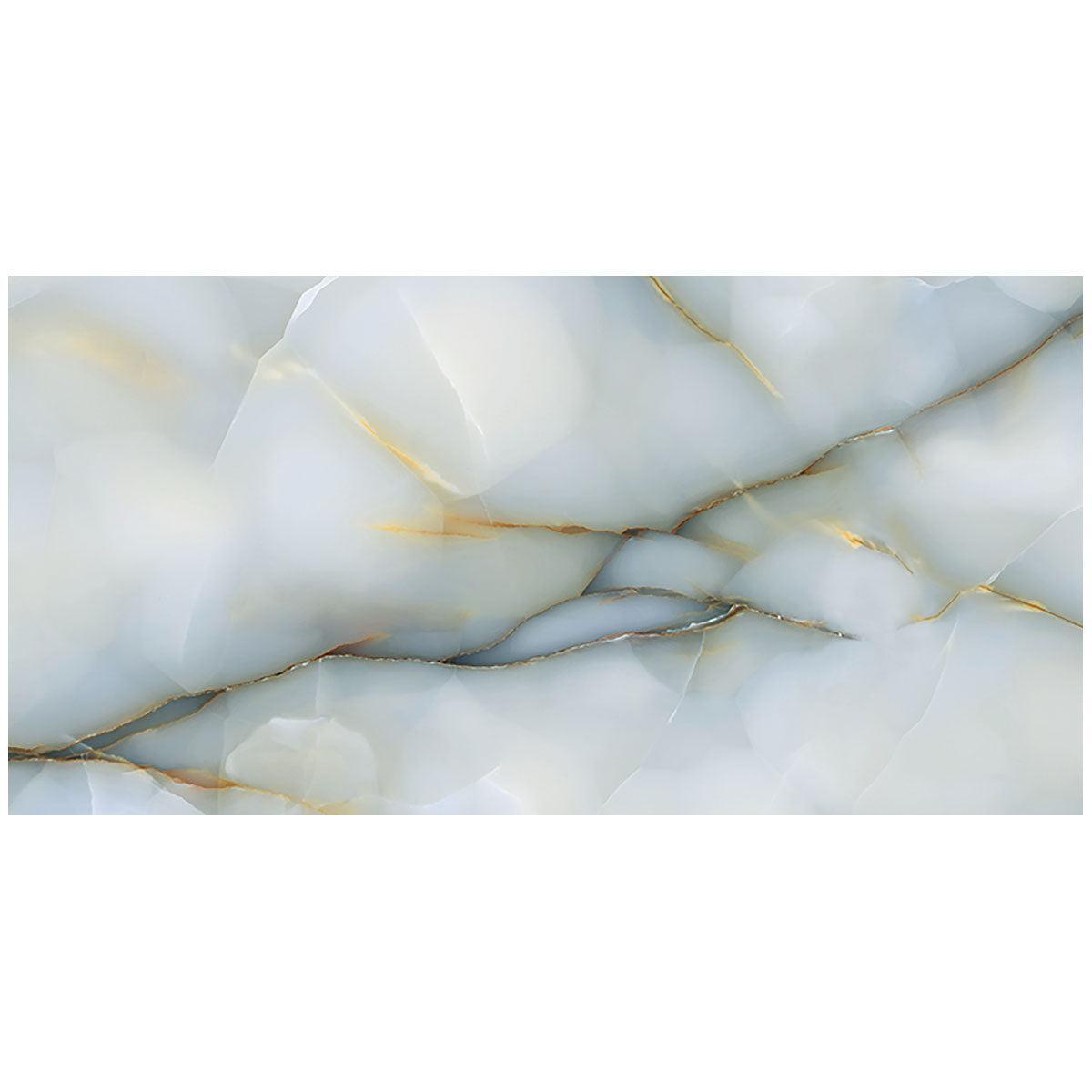 Emporio Soft Blue Onyx Large Format Porcelain Tile 24x48 | Tile Club