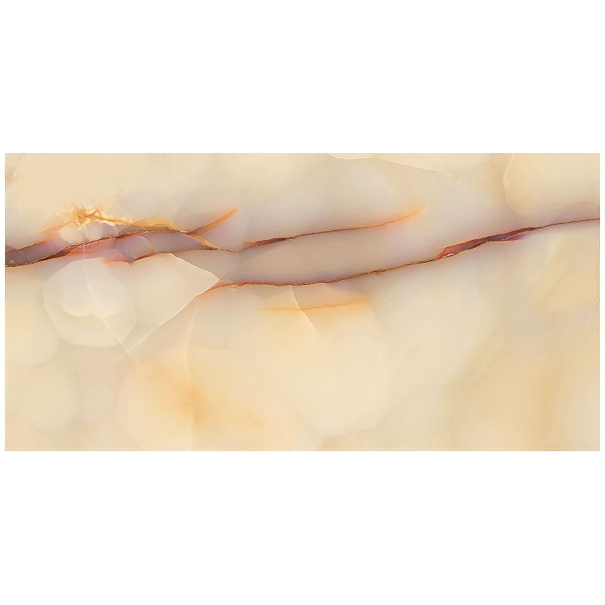 Emporio Soft Peach Onyx Large Format Porcelain Tile 24x48 | Tile Club