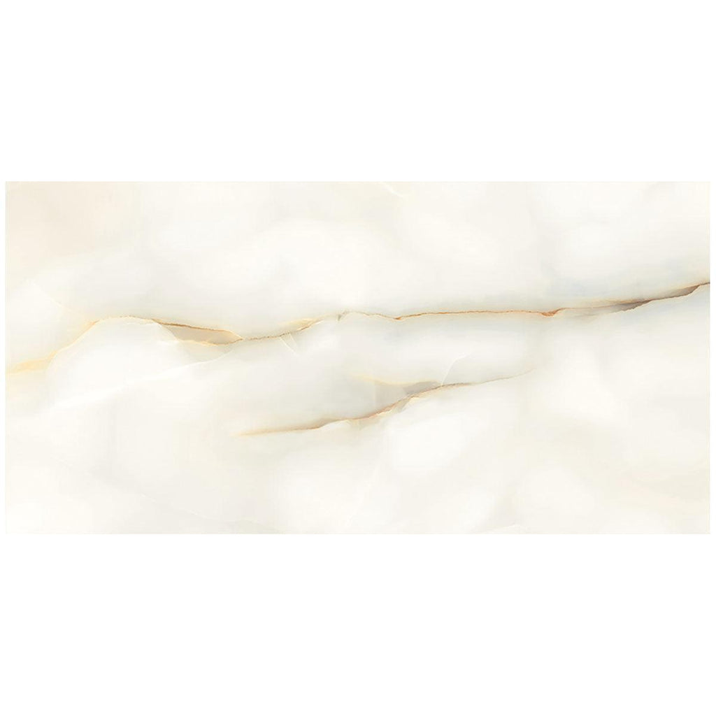 Emporio Soft White Onyx Large Format Porcelain Tile 24x48 | Tile Club