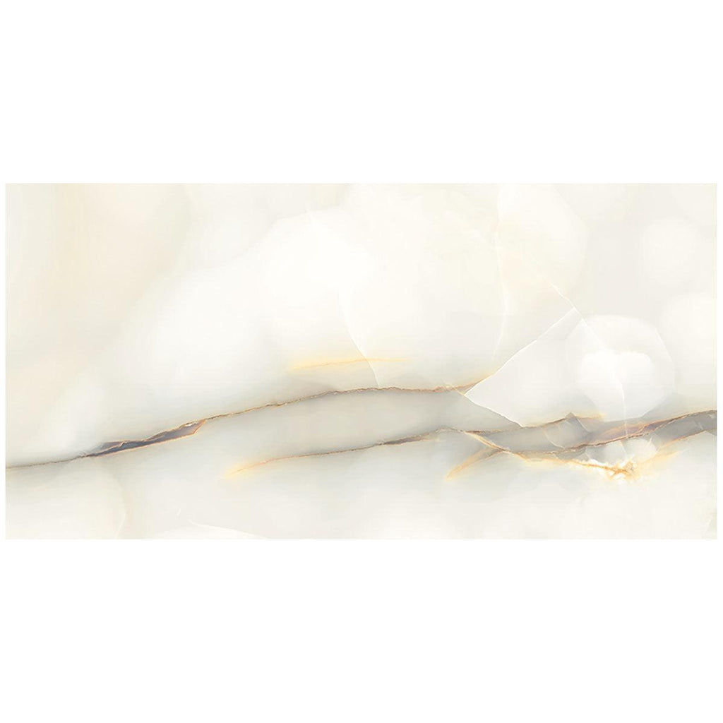Emporio Soft White Onyx Large Format Porcelain Tile 24x48 | Tile Club