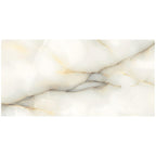 Emporio Soft White Onyx Large Format Porcelain Tile 24x48 | Tile Club