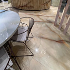 Emporio Soft Peach Onyx Large Format Porcelain Tile 24x48 | Tile Club