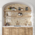 Emporio Soft Peach Onyx Porcelain Mosaic Tile | Tile Club