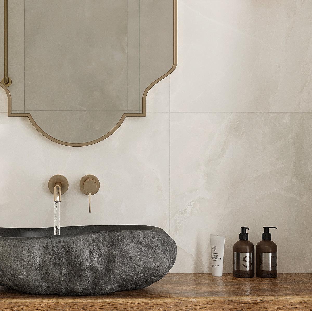 Emporio Venus Crystal-Look Porcelain Tile Crosscut 24x48 | Tile Club