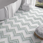 Envy Fletching Green Marble Mosaic Tile | Tile Club