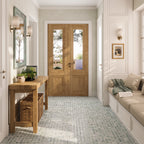 Envy Green and White Basketweave Mosaic Tile | Tile Club