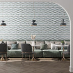 Envy Green and White Leaf Marble Mosaic Tile | Tile Club