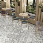 Envy Trinity Green Marble Geometric Mosaic Tile | Tile Club