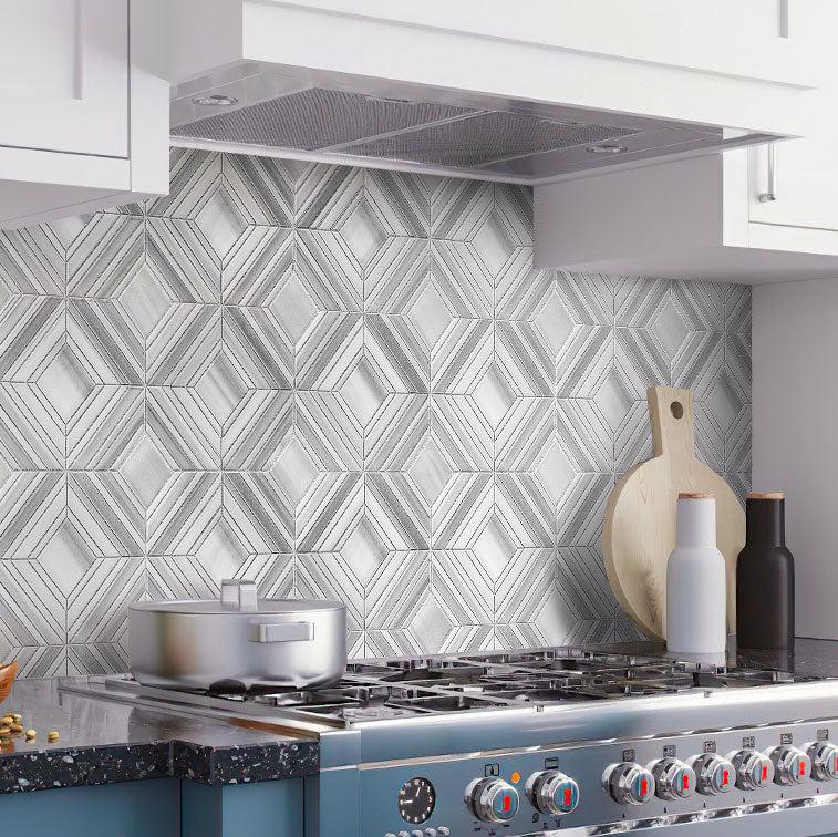 Equator Diamond & Square Mosaic Tile