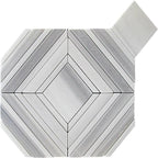 Equator Diamond & Square Mosaic Tile | Tile Club