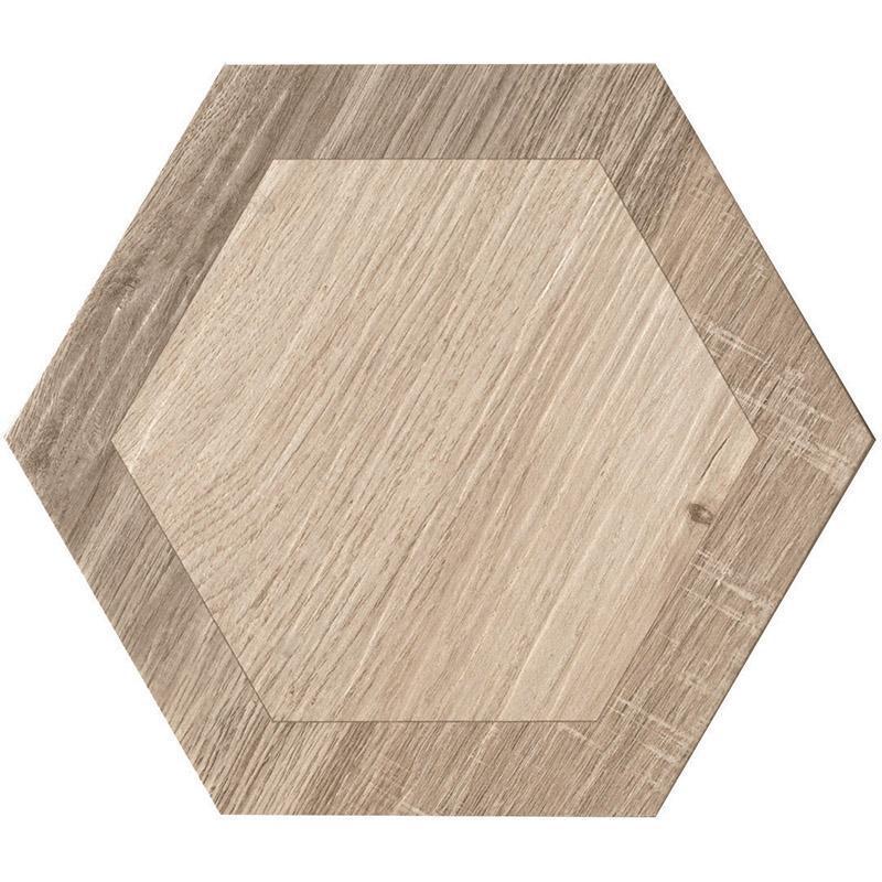 Tile Club | Esagona Intarcio Nut Honed Beige Porcelain Tile position: 1