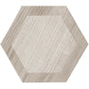 Esagona Intarcio White Wood Look Porcelain Tile