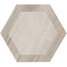 Esagona Intarcio White Wood Look Porcelain Tile