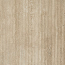 Eterica Fluted Sand Travertine 24x48 Porcelain Tile | Tile Club