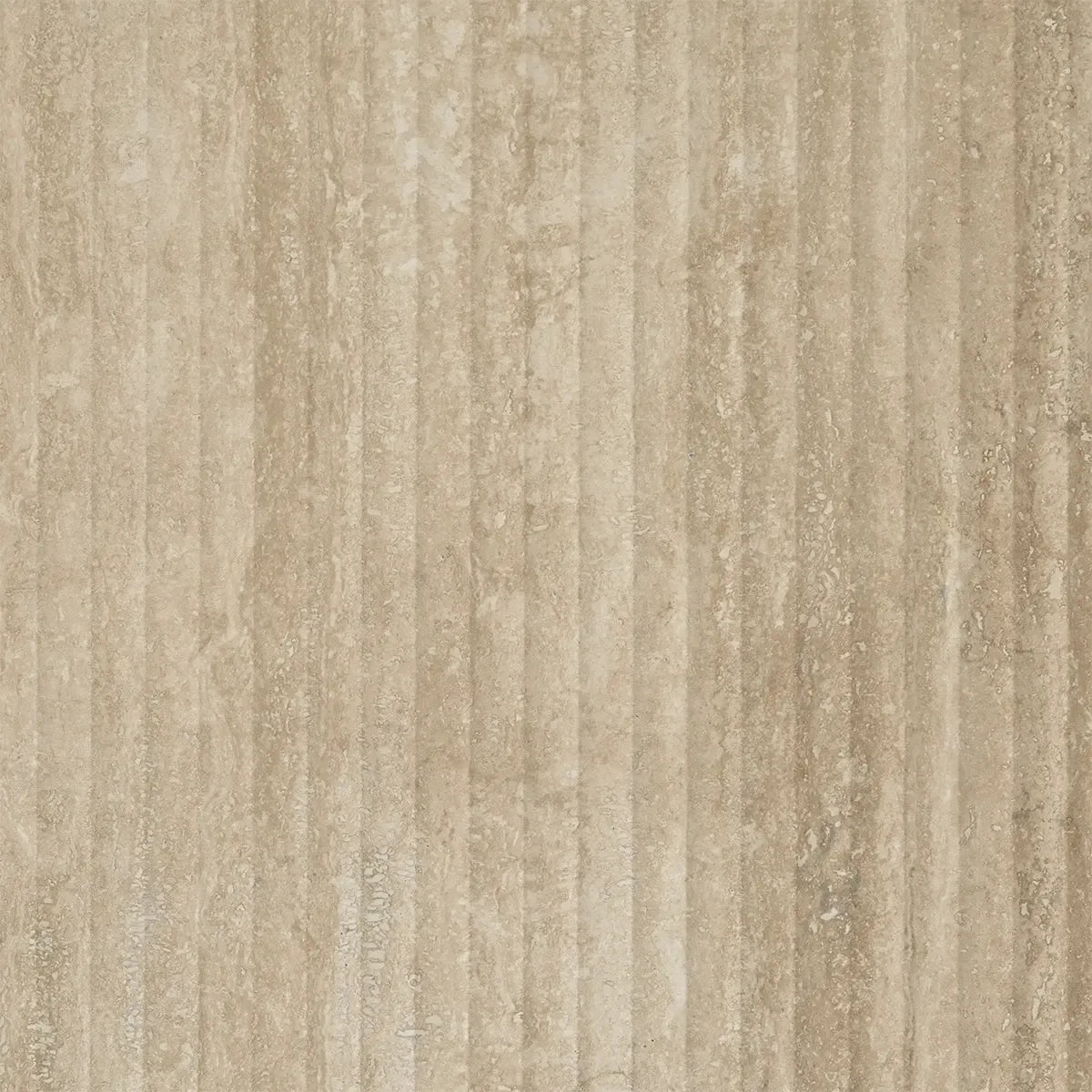 Eterica Fluted Sand Travertine 24x48 Porcelain Tile | Tile Club